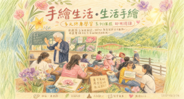 手繪生活全新課程 講師: 徐偉